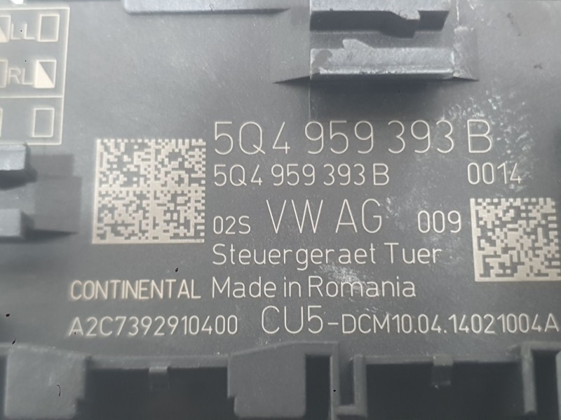 Recambio de modulo electronico para seat leon (5f1) 1.6 tdi referencia OEM IAM  DEL. IZQUIERDO 