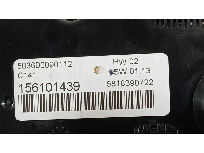 Recambio de mando climatizador para alfa romeo giulietta (940_) 2.0 jtdm (940.fxl1a) referencia OEM IAM 156123650  