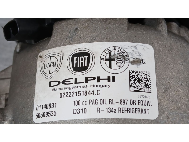 Recambio de compresor aire acondicionado para alfa romeo giulietta (940_) 2.0 jtdm (940.fxl1a) referencia OEM IAM 50547718  