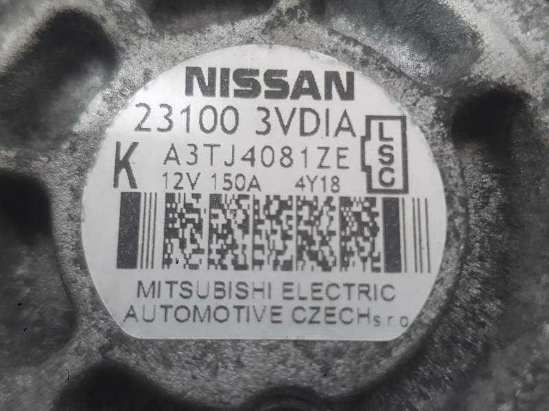 Recambio de alternador para nissan nv200 furgoneta 1.5 dci 90 (m20, m20m) referencia OEM IAM 2310000Q2J  
