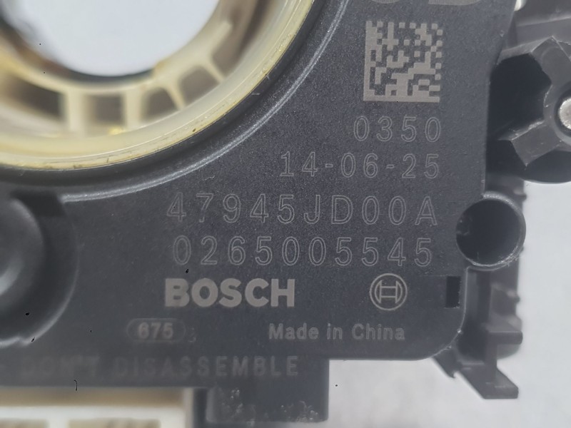 Recambio de anillo airbag para nissan nv200 furgoneta 1.5 dci 90 (m20, m20m) referencia OEM IAM   