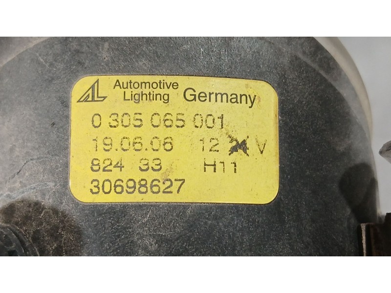 Recambio de faro antiniebla izquierdo para volvo s40 ii (544) 2.0 d referencia OEM IAM 31213175  