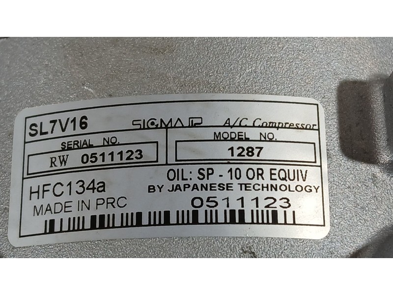 Recambio de compresor aire acondicionado para volvo s40 ii (544) 2.0 d referencia OEM IAM 36000989  