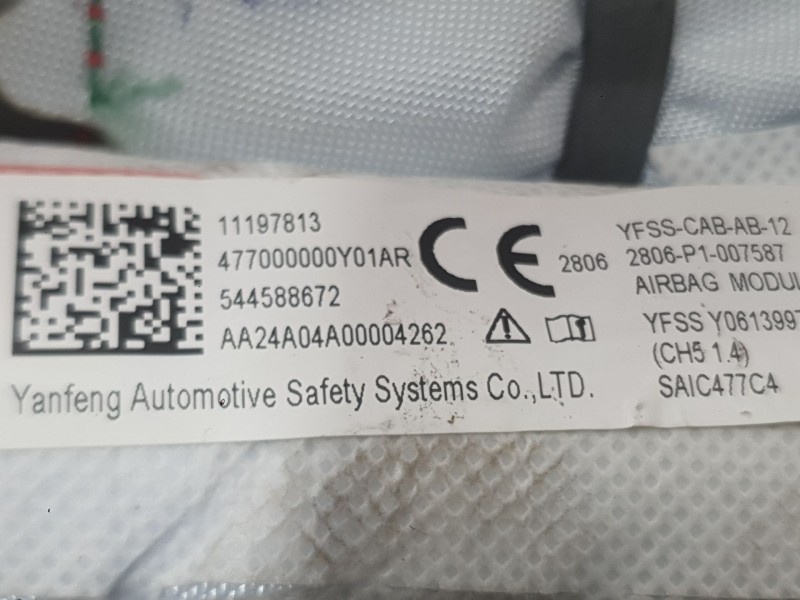 Recambio de airbag cortina delantero derecho para mg mg 3 (5fp) mg 3 1.5 referencia OEM IAM 11197813  