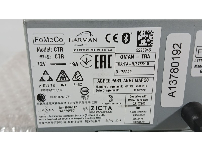 Recambio de sistema audio / radio para ford fiesta vii (hj, hf) 1.1 ti-vct referencia OEM IAM   