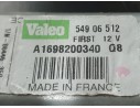 Recambio de motor limpia trasero para mercedes-benz clase a (w169) elegance referencia OEM IAM A1698200340 54906512 VALEO