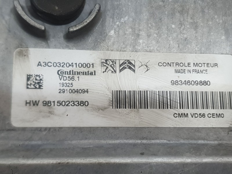 Recambio de centralita motor uce para peugeot 2008 ii (ud_, us_, uy_, uj_, ur_, uc_) 1.2 puretech 130 referencia OEM IAM 1669613