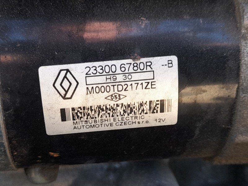 Recambio de motor arranque para renault clio v (b7_) 1.0 sce 75 (b7m5) referencia OEM IAM 233006780R MITSUBISHI M000TD2171ZE