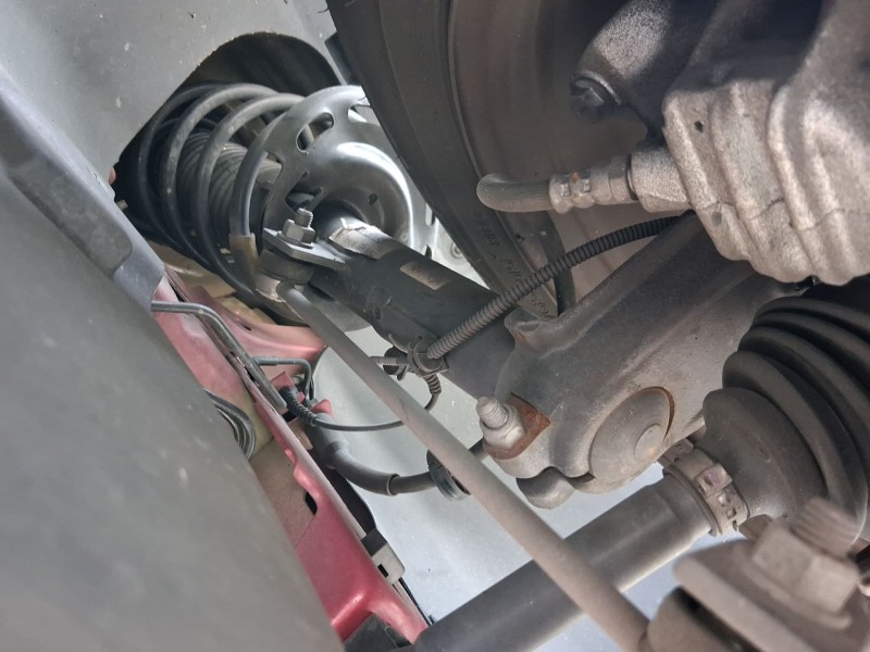 Recambio de amortiguador delantero izquierdo para peugeot 208 i (ca_, cc_) 1.2 puretech 82 referencia OEM IAM 9804831180  