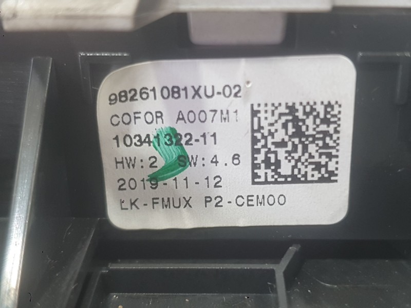 Recambio de mando multifuncion para peugeot 2008 ii (ud_, us_, uy_, uj_, ur_, uc_) 1.2 puretech 130 referencia OEM IAM   