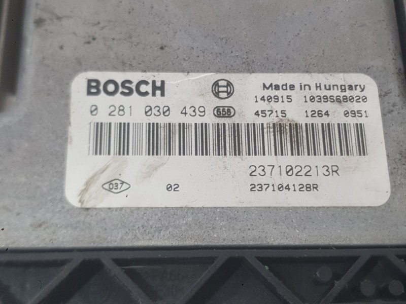Recambio de centralita motor uce para renault clio iv (bh_) 1.5 dci 75 referencia OEM IAM 237104128R  