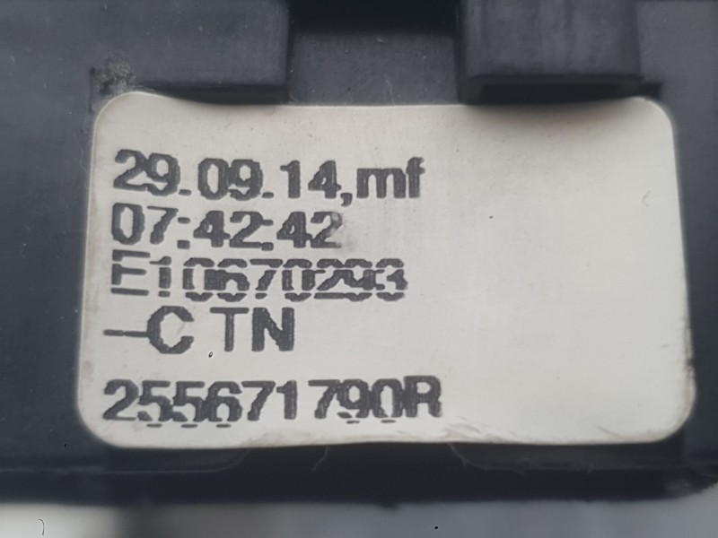 Recambio de mando luces y limpia para renault clio iv (bh_) 1.5 dci 75 referencia OEM IAM 255407916R  8201196345