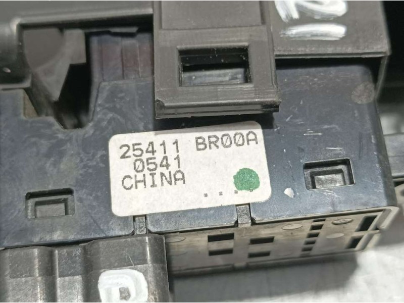 Recambio de mando elevalunas trasero derecho para nissan qashqai+2 (jj10) acenta referencia OEM IAM 25411BR00A  