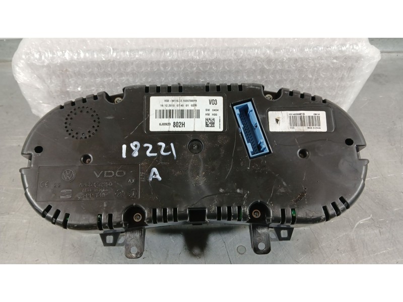 Recambio de cuadro instrumentos para seat ibiza iv (6j5, 6p1) 1.6 tdi referencia OEM IAM 6J0920802HX  