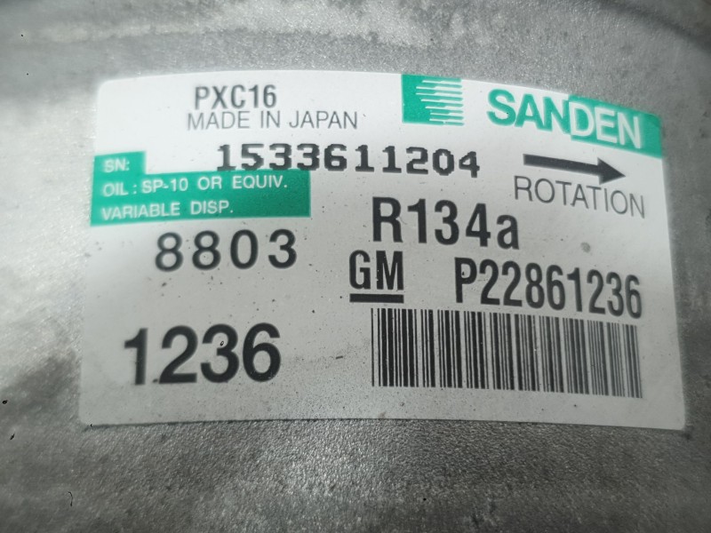Recambio de compresor aire acondicionado para opel insignia a (g09) 2.0 cdti (68) referencia OEM IAM 13262839  