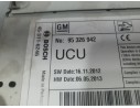 Recambio de sistema audio / radio cd para opel insignia a (g09) 2.0 cdti (68) referencia OEM IAM   