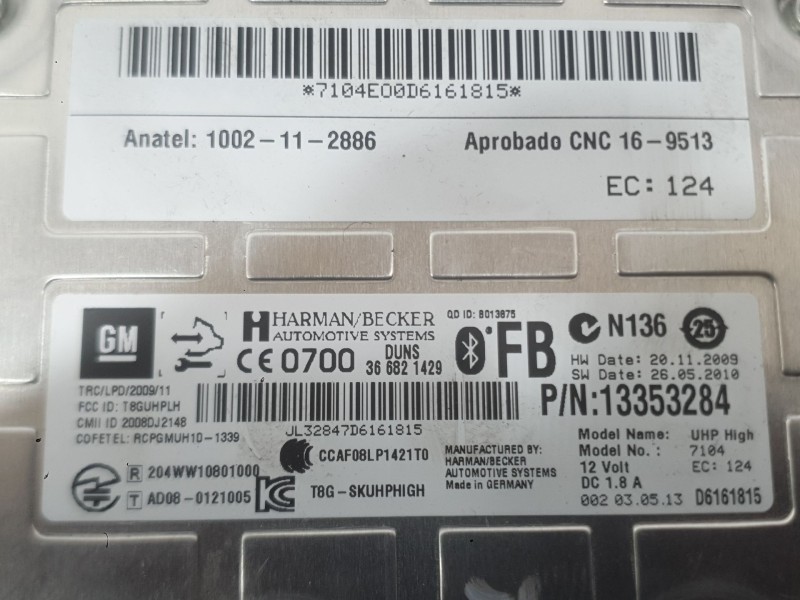 Recambio de modulo electronico para opel insignia a (g09) 2.0 cdti (68) referencia OEM IAM   