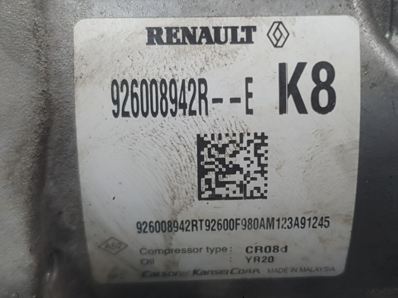 Recambio de compresor aire acondicionado para renault express furgón/monospace 1.5 blue dci 75 (f6aa) referencia OEM IAM 8201025