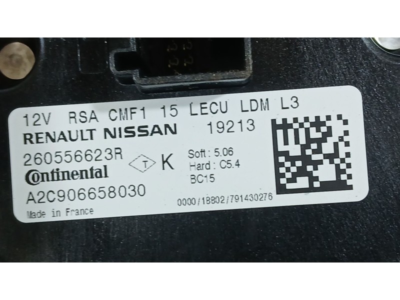 Recambio de centralita faro para renault clio v (b7_) 1.0 tce 100 (b7mt) referencia OEM IAM   