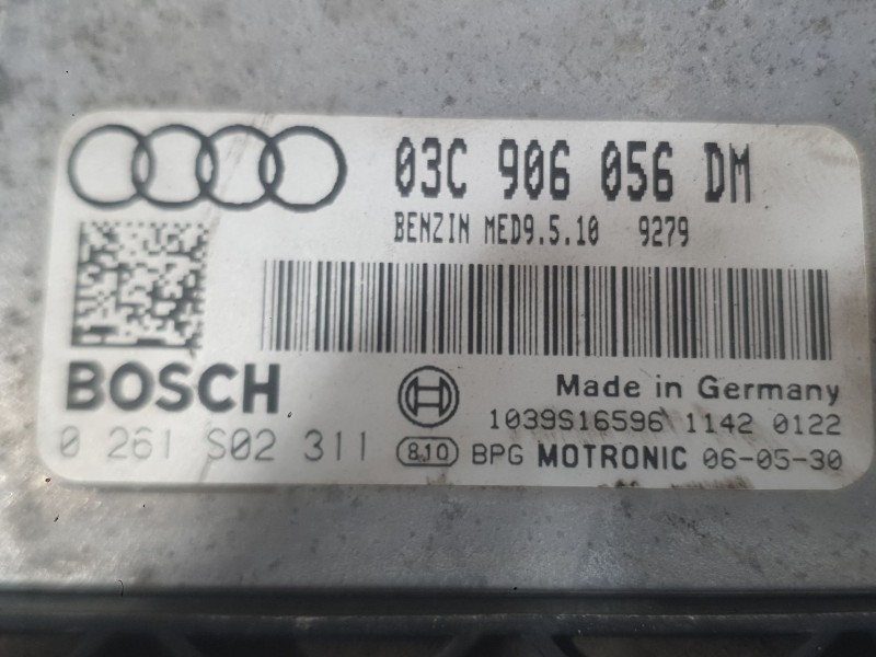 Recambio de centralita motor uce para audi a3 sportback (8pa) 1.6 fsi referencia OEM IAM 03C997057DV  