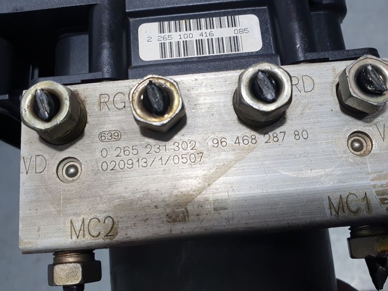 Recambio de abs para peugeot 307 (s1) xs referencia OEM IAM 9646828780 0265231302 BOSCH