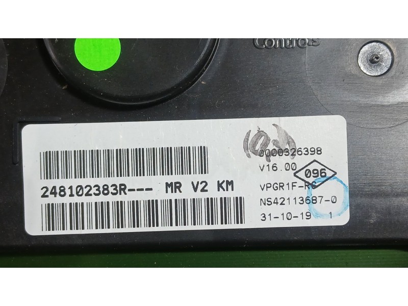 Recambio de cuadro instrumentos para dacia sandero ii (b8_) tce 90 lpg (b8m1) referencia OEM IAM 248102383R  