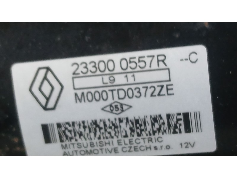 Recambio de motor arranque para dacia sandero ii (b8_) tce 90 lpg (b8m1) referencia OEM IAM 233000557R  