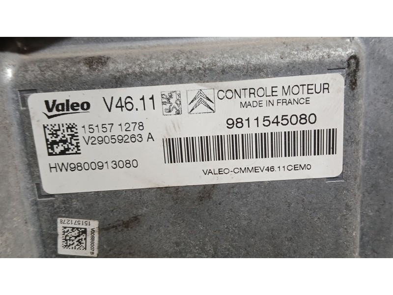 Recambio de centralita motor uce para peugeot 208 i (ca_, cc_) 1.2 vti 82 referencia OEM IAM 1612859880  