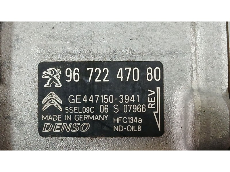 Recambio de compresor aire acondicionado para peugeot 208 i (ca_, cc_) 1.2 vti 82 referencia OEM IAM 9822184980  