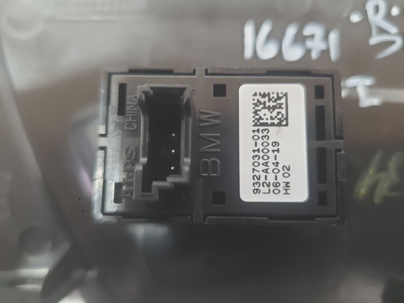 Recambio de mando elevalunas trasero izquierdo para bmw x3 (g01, f97, g08) xdrive 20 d referencia OEM IAM 61319327031  