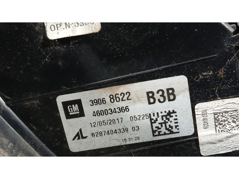 Recambio de piloto trasero izquierdo exterior para opel corsa e (x15) 1.4 turbo (08, 68) referencia OEM IAM 39090647  