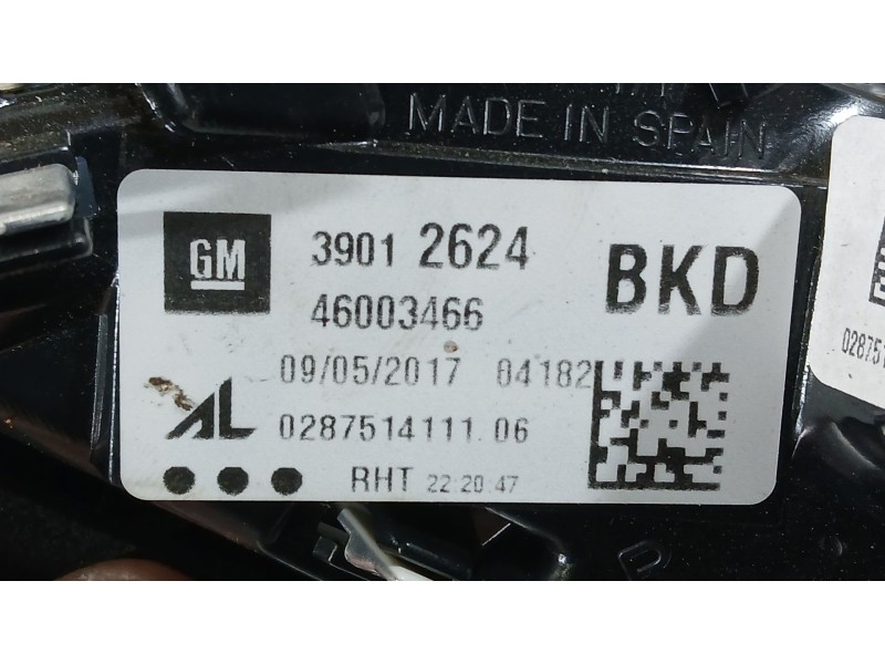 Recambio de piloto trasero derecho interior para opel corsa e (x15) 1.4 turbo (08, 68) referencia OEM IAM 13454501  