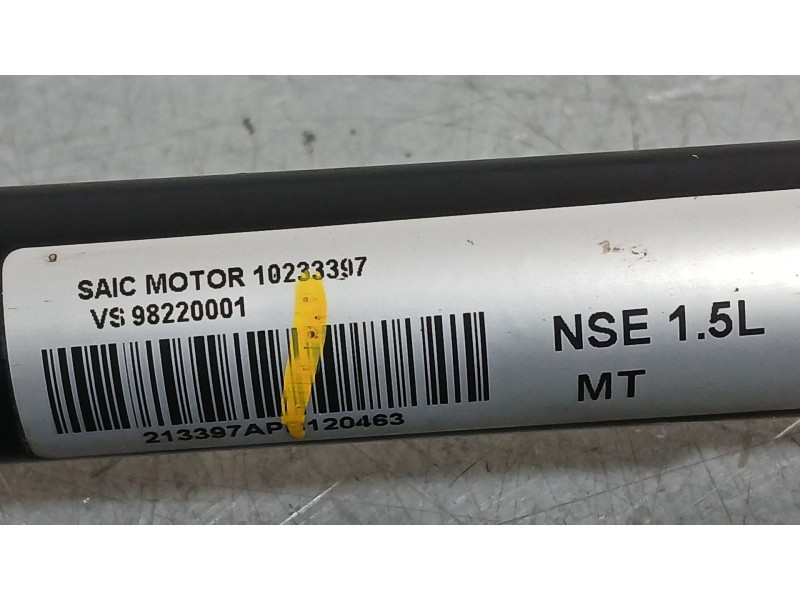Recambio de transmision delantera derecha para mg zs suv (azs1) 1.5 vti referencia OEM IAM 10233397  