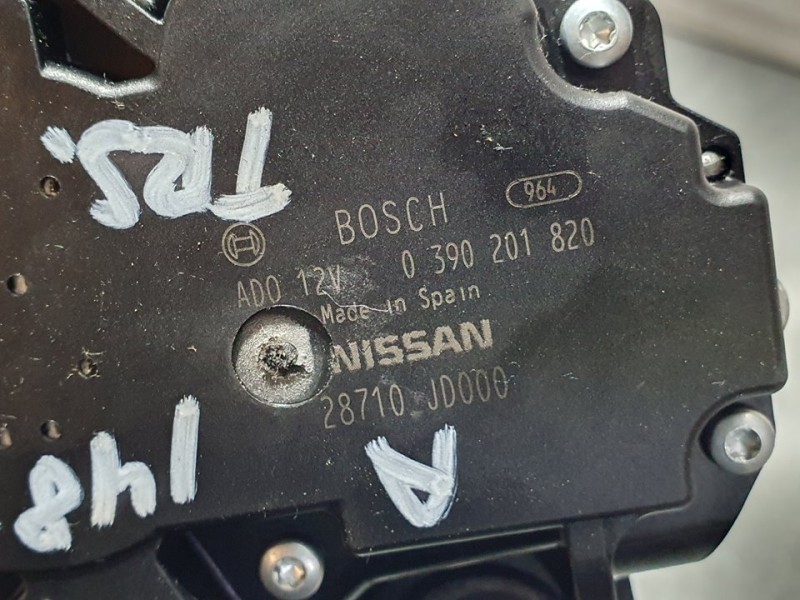 Recambio de motor limpia trasero para nissan qashqai+2 (jj10) acenta referencia OEM IAM 28710JD000 0390201820 BOSCH