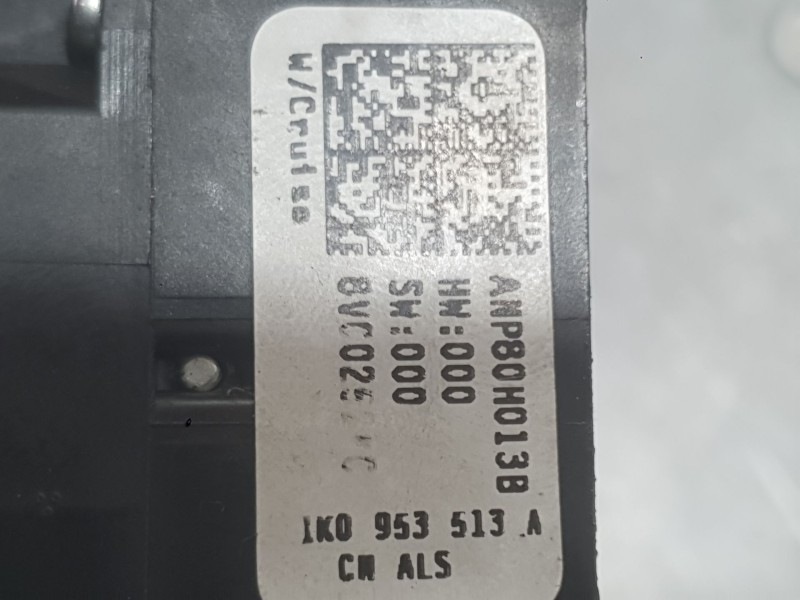 Recambio de mando luces y limpia para volkswagen golf v (1k1) 2.0 tdi referencia OEM IAM 1K0953513GFKZ  1K0953519JFKZ