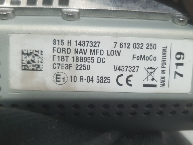 Recambio de pantalla multifuncion para ford ecosport 1.5 ecoblue tdci referencia OEM IAM   