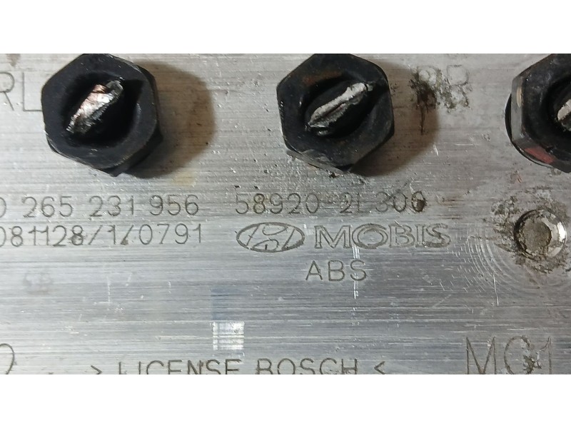Recambio de abs para hyundai i30 (fd) 1.4 referencia OEM IAM 589202L300  