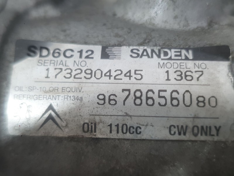 Recambio de compresor aire acondicionado para peugeot 208 i (ca_, cc_) 1.6 hdi referencia OEM IAM 9822826880 1671553680 