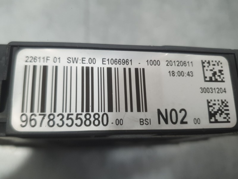 Recambio de caja reles / fusibles para peugeot 208 i (ca_, cc_) 1.6 hdi referencia OEM IAM   