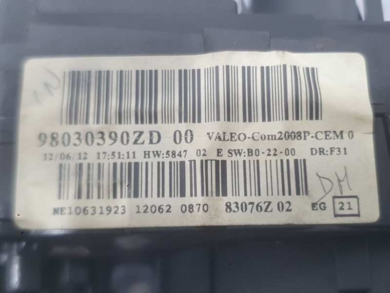 Recambio de mando luces y limpia para peugeot 208 i (ca_, cc_) 1.6 hdi referencia OEM IAM 98081767ZD  