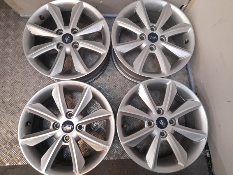 Recambio de juego llantas aluminio para ford fiesta vii (hj, hf) 1.1 ti-vct referencia OEM IAM 6.5X16 4 TORN ET47.5 ROZADAS ALUM