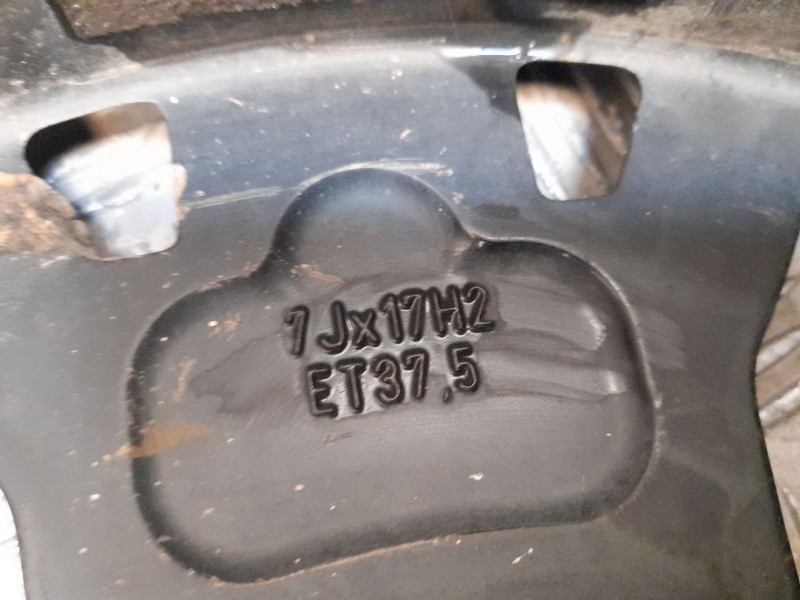 Recambio de llanta aluminio para jeep compass (mp, m6, mv, m7) 1.3 hyvrid 4x4 referencia OEM IAM 7X17 5 TORN ET37.5 ROZADA ALUMI
