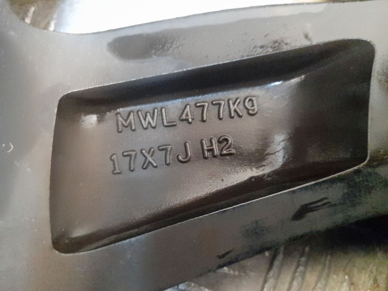 Recambio de llanta aluminio para mg zs suv (azs1) 1.5 vti referencia OEM IAM 7X17 5 TORN ET41 ROZADA ALUMINIO