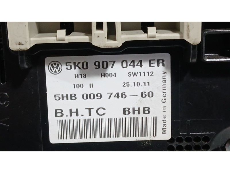 Recambio de mando climatizador para volkswagen golf vi (5k1) 2.0 tdi referencia OEM IAM 5K0907044HAZJU  