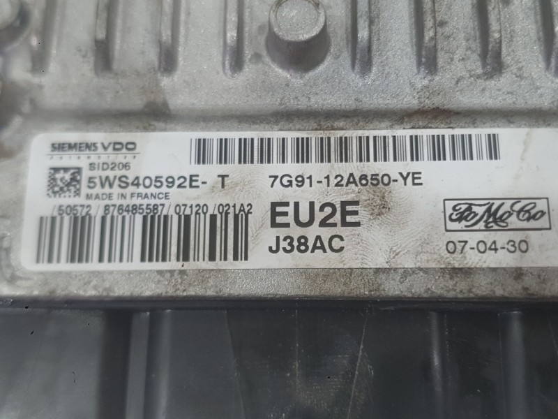 Recambio de centralita motor uce para ford mondeo iv (ba7) 1.8 tdci referencia OEM IAM 1709081  