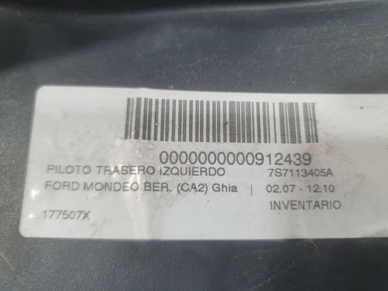 Recambio de piloto trasero izquierdo exterior para ford mondeo iv (ba7) 1.8 tdci referencia OEM IAM 1523738  
