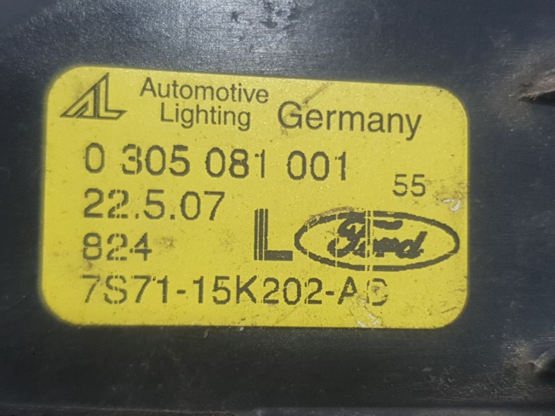 Recambio de faro antiniebla izquierdo para ford mondeo iv (ba7) 1.8 tdci referencia OEM IAM 1521705  