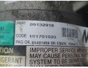 Recambio de compresor aire acondicionado para opel corsa c (x01) 1.2 (f08, f68) referencia OEM IAM 93176876 9132918 