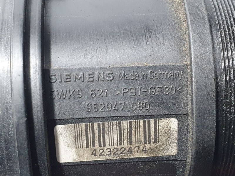 Recambio de caudalimetro para peugeot 307 (s1) xs referencia OEM IAM 9629474080 5WK9621 SIEMENS