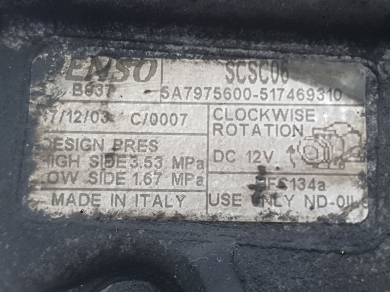 Recambio de compresor aire acondicionado para fiat doblo furgón/monospace (223_) 1.3 d multijet referencia OEM IAM 51746931  